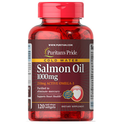 Omega 3 Salmon Oil 1000 Mg (210 mg Active Omega-3)
