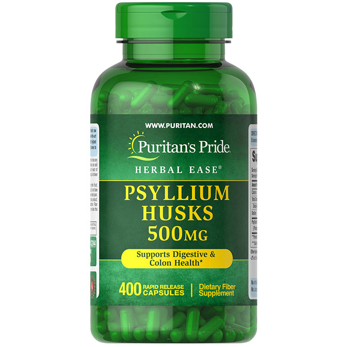 Puritan Pride   - Psyllium Husks 500 Mg