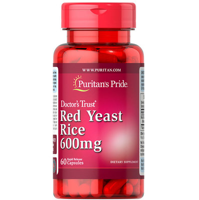 Red Yeast Rice 600 Mg - 60 Capsules
