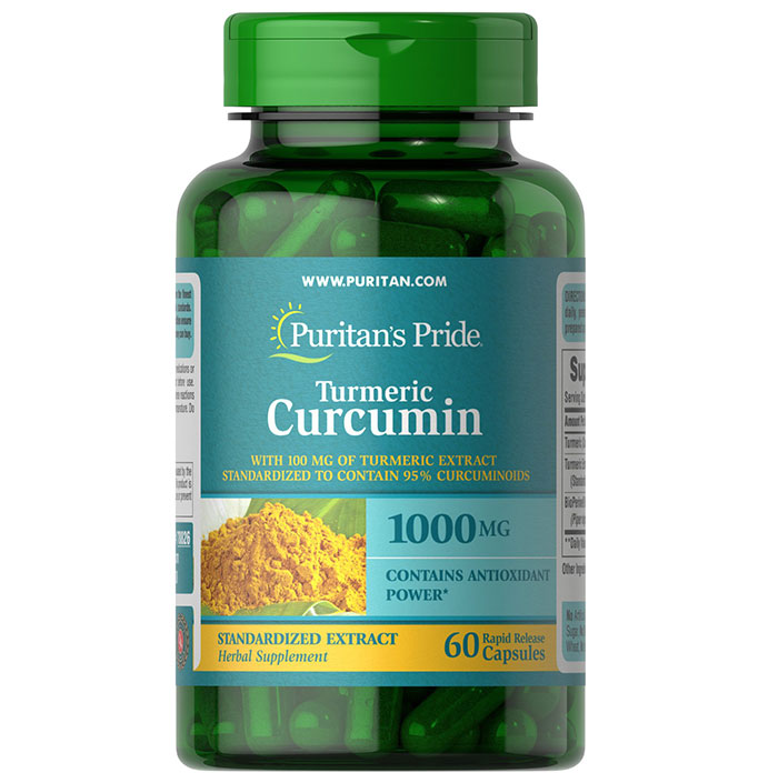 Puritan Pride   - Turmeric Curcumin 100Mg with Bioperine