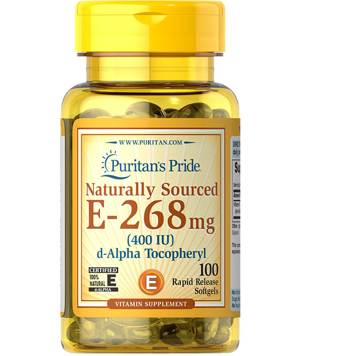 Puritan Pride   - Vitamin E-268 Mg Mixed Tocopherols Natural 