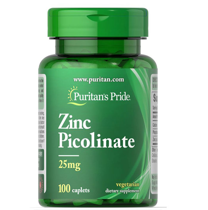 Puritan Pride   - Zinc Picolinate 25 Mg