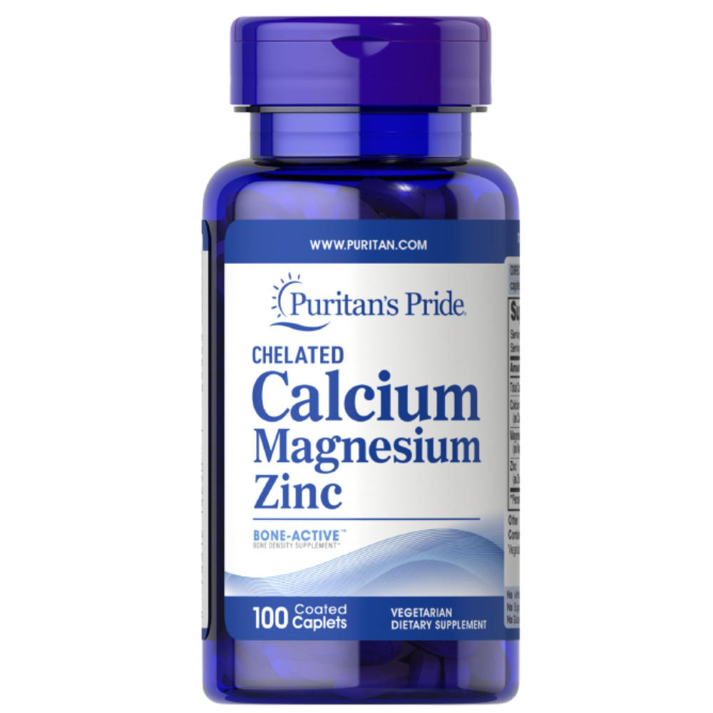 Puritan Pride   - Chelated Calsium Magnesium Zinc 100 Capsule