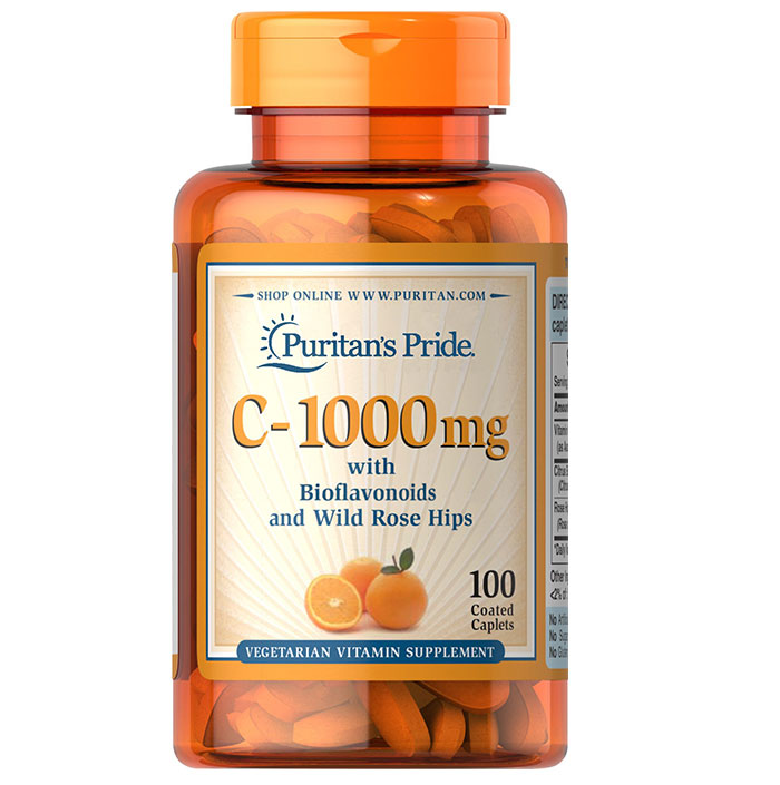 Puritan's Pride   - Vitamin C -1000 mg - 100 Caplets