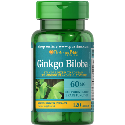 Ginkgo Biloba Standarized Extract 60 Mg