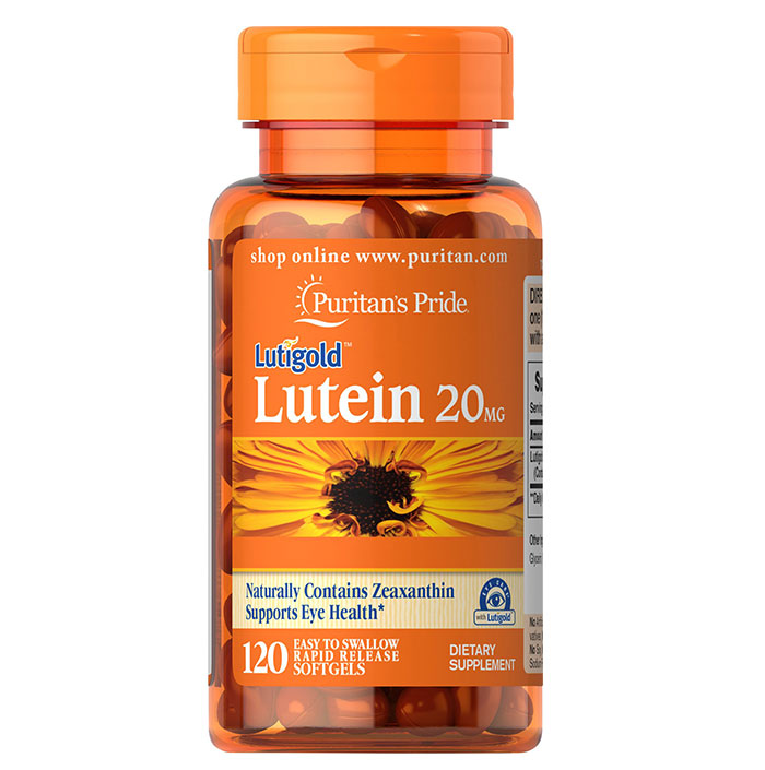 Puritan Pride   - Lutein with Zeaxanthin 20 Mg - 120 Softgels